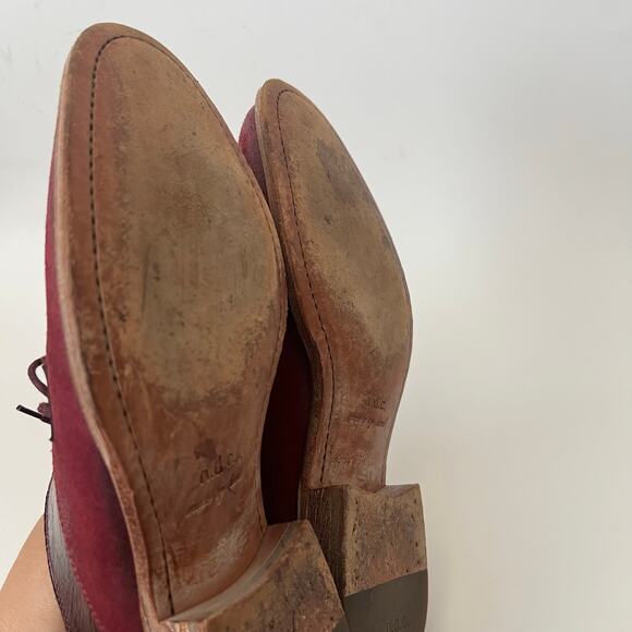 N.D.C Handmade Sunday Hudson Leather Laced Up Derby Shoes Women Size 39.5 - Picture 10 of 12